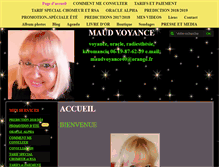 Tablet Screenshot of maudvoyance.com